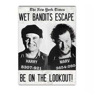 Home Alone Wet Bandits Mug Shot Magnet